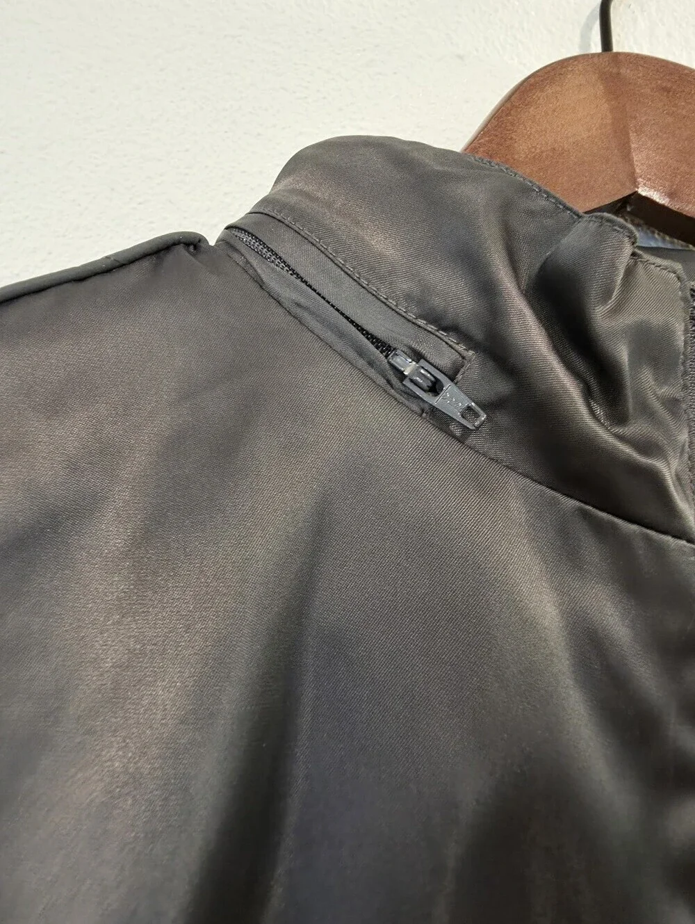 Skims Utility Sport Zip Up Jacket in Gunmetal